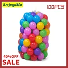 100 шт. цветной яркий мягкий водный бассейн, мяч океанской волны, уличные забавные спортивные детские игрушки для малышей, реквизит для парка развлечений, Разноцветные детские игрушки