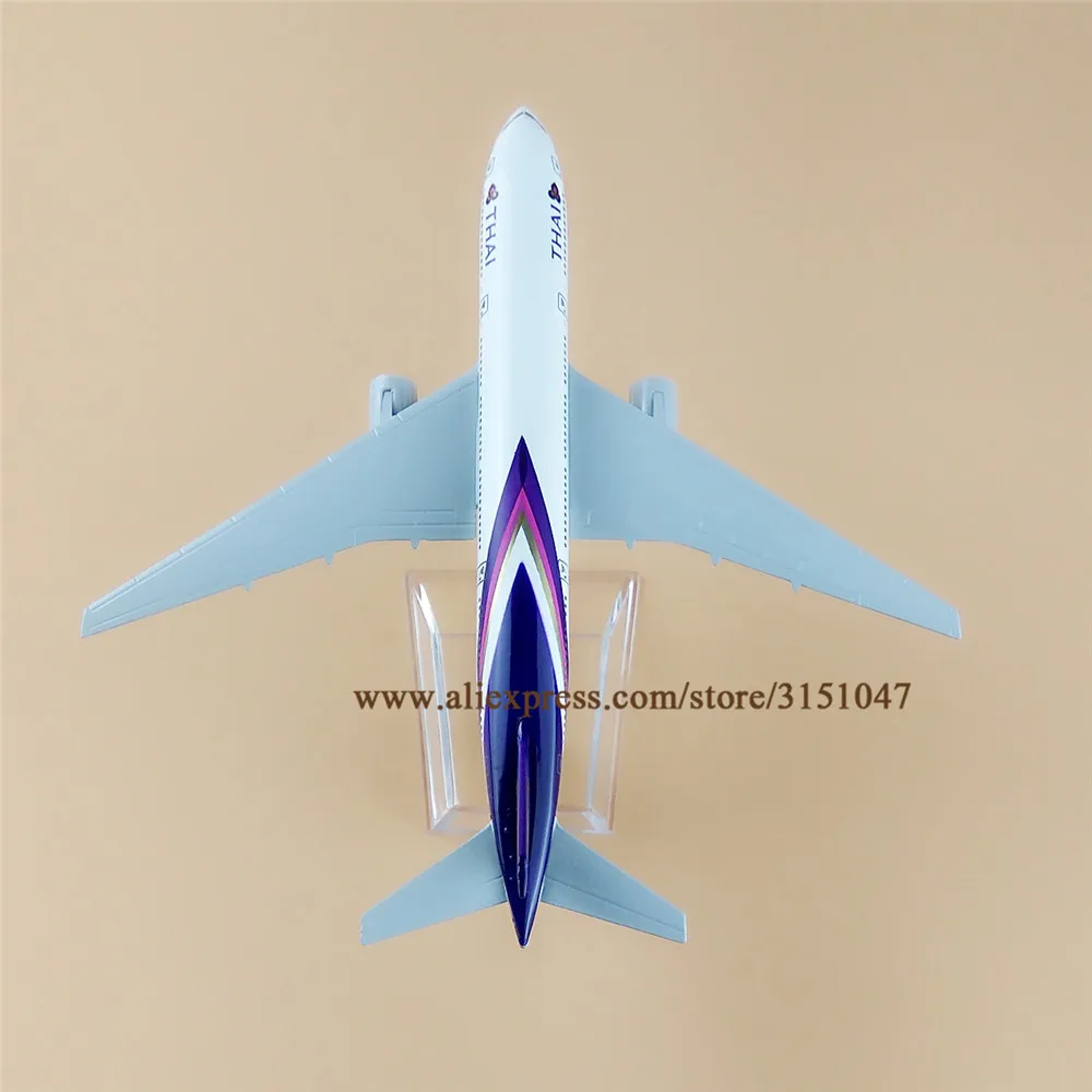 Модель самолета из металлического сплава 16 см Тайланд Боинг 777 B777 | Игрушки и