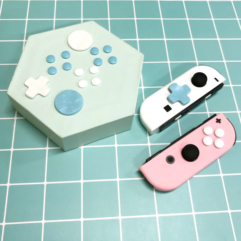 10 комплектов в комплекте с переключателем herod Joy con красочными кнопками Joycon