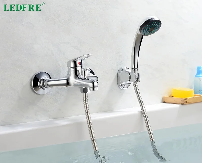 Смеситель LEDFRE LF56C120 с одной ручкой для ванной комнаты горячей и холодной