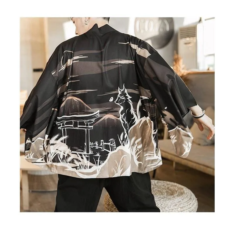 

Couples Blouse Zongke Goldfish Open Stitch Kimono Womn Japanese Kimono Cardigan Harajuku Kimono Shirt Streetwear Hawaiian Shirt