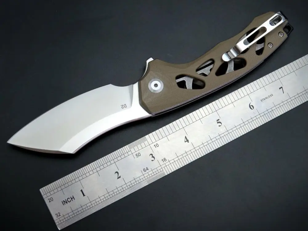 Складной нож Eafengrow EF945 D2 Клинок G10 полая ручка карманный тактический инструмент