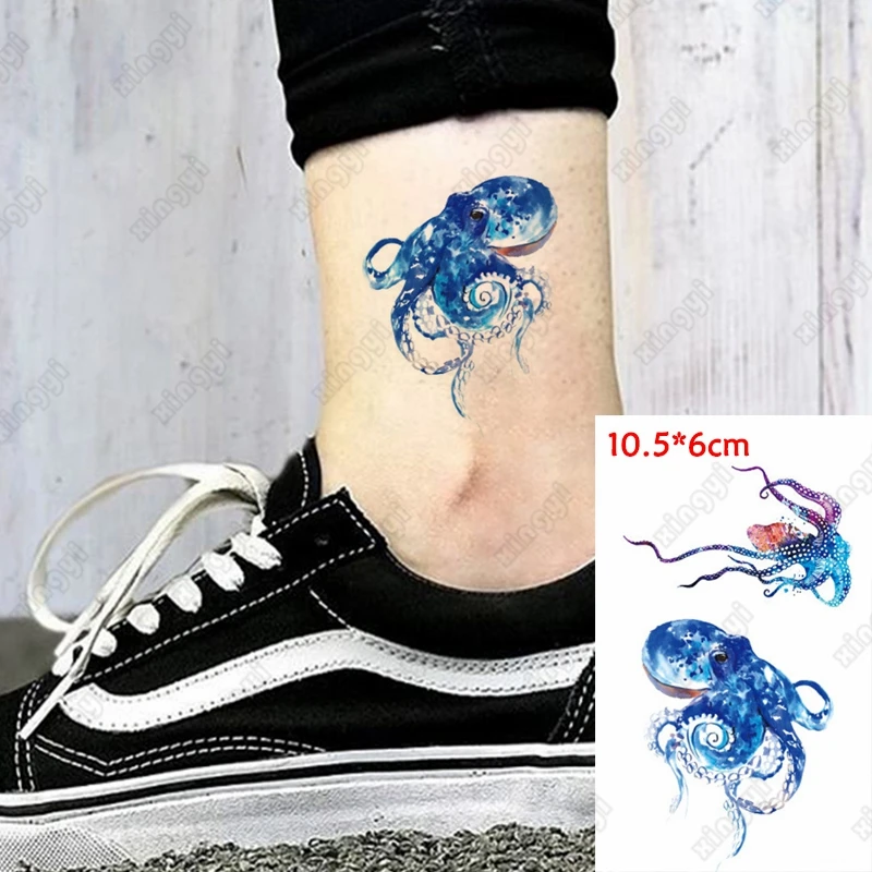 Girl octopus tattoo Octopus Tattoos