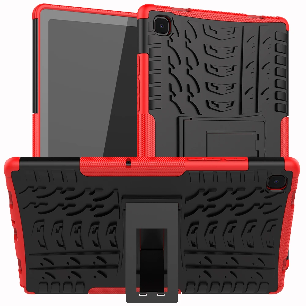 

For Samsung Galaxy Tab A7 10.4 2020 SM-T500 SM-T505 SM-T507 T500 T505 Stand Shockproof Silicone Pc Cover Tab A7 A 7 Armor Case