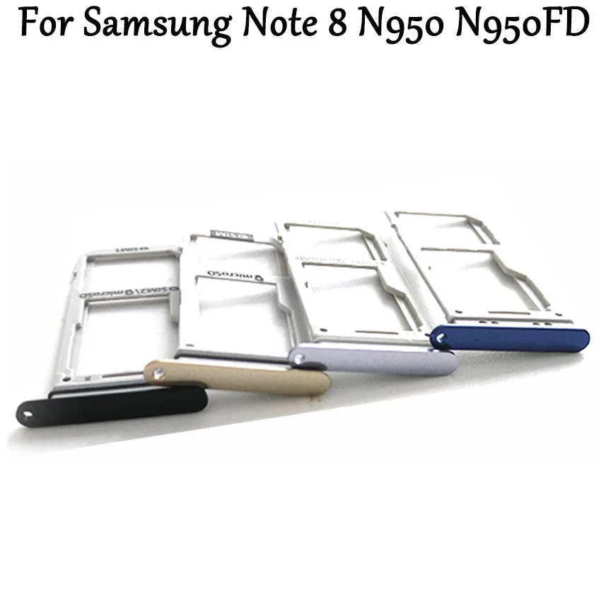 Лоток для Sim карты Micro SD слот Samsung Galaxy Note 8 N950 N950FD две и одна версия
