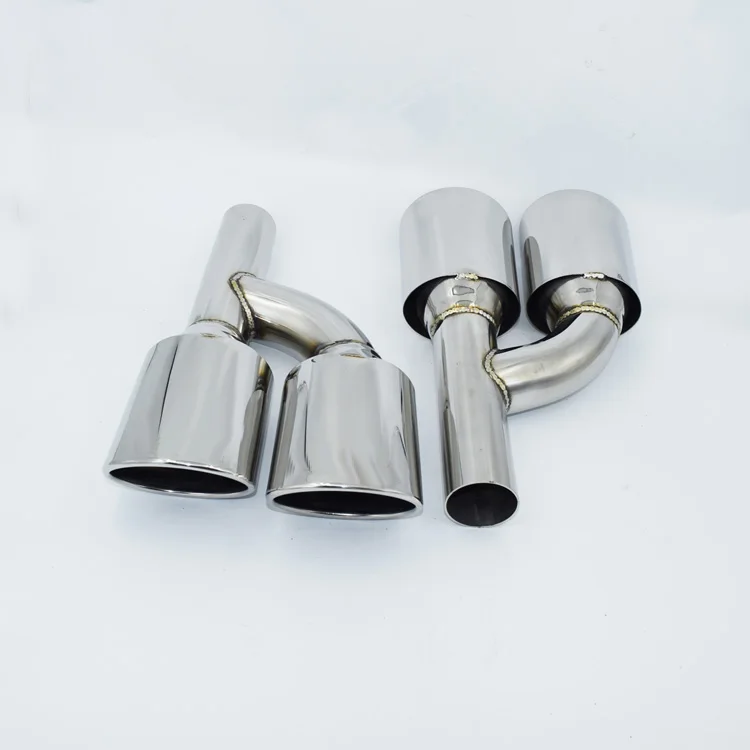 Для Benz W204 C180 C200 C260 2008-2013 upgrede C63 M спортивный из нержавеющей стали четыре выхлопной