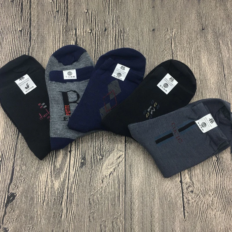 

New 5pairs Men Socks Classic High Quality Breathable Cotton Casual Male Socks