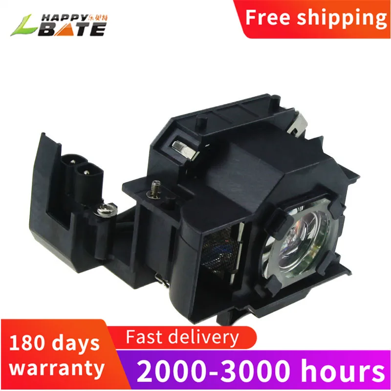 

HAPPYBATE ELPLP34 V13H010L34, оптовая продажа, проекционная лампа для детской лампы, диагональ 63, фотолампа с корпусом, гарантия 180 дней