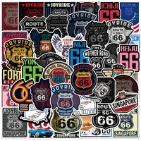 103050pcs route 66 the main street of america stickers laptop guitar luggage phone bike cool graffiti sticker decal kid toys