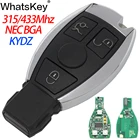 Кнопочный Автомобильный ключ WhatsKey KYDZ 23, дистанционный ключ для Mercedes Benz 2000 +, поддерживает оригинальное управление NEC BGA 315433 МГц