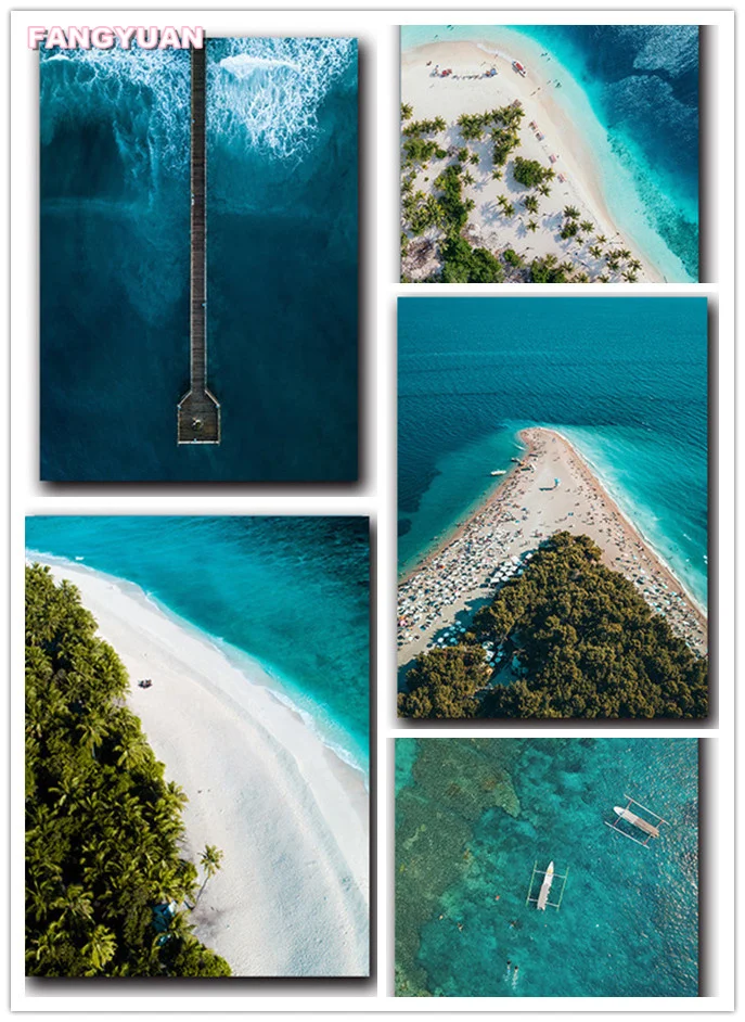 

5D Diy Diamond Painting Accessories Modern Landscape Beach Sea Full Drill Cross Stitch Kits Diamond Embroidery Mosaic Home Decor
