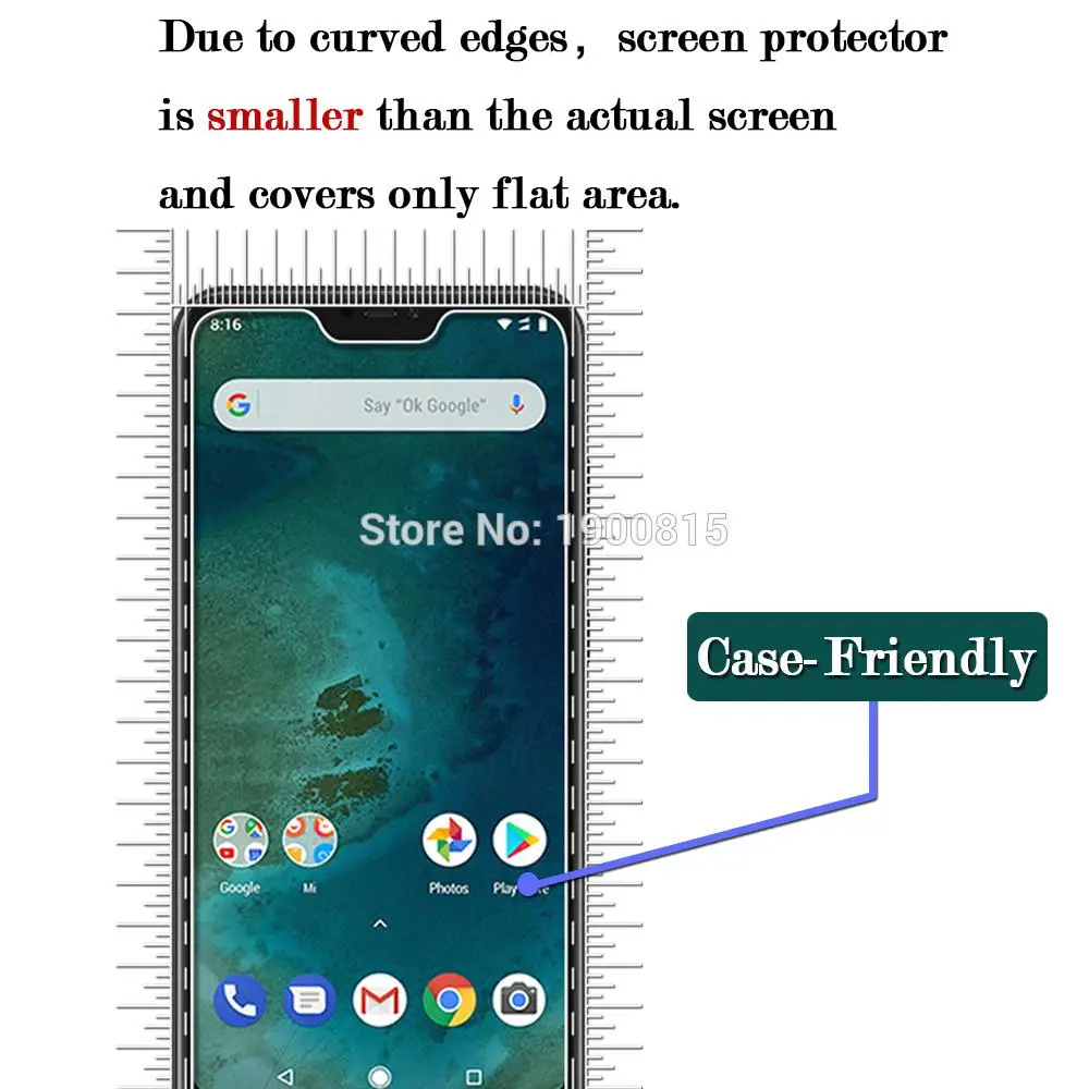 HD Protective Glass On For Xiaomi Mi A2 lite Protect Glas Tempered Xaomi xiomi Xiaome A 2 A2lite light Screen Protector Film | Мобильные