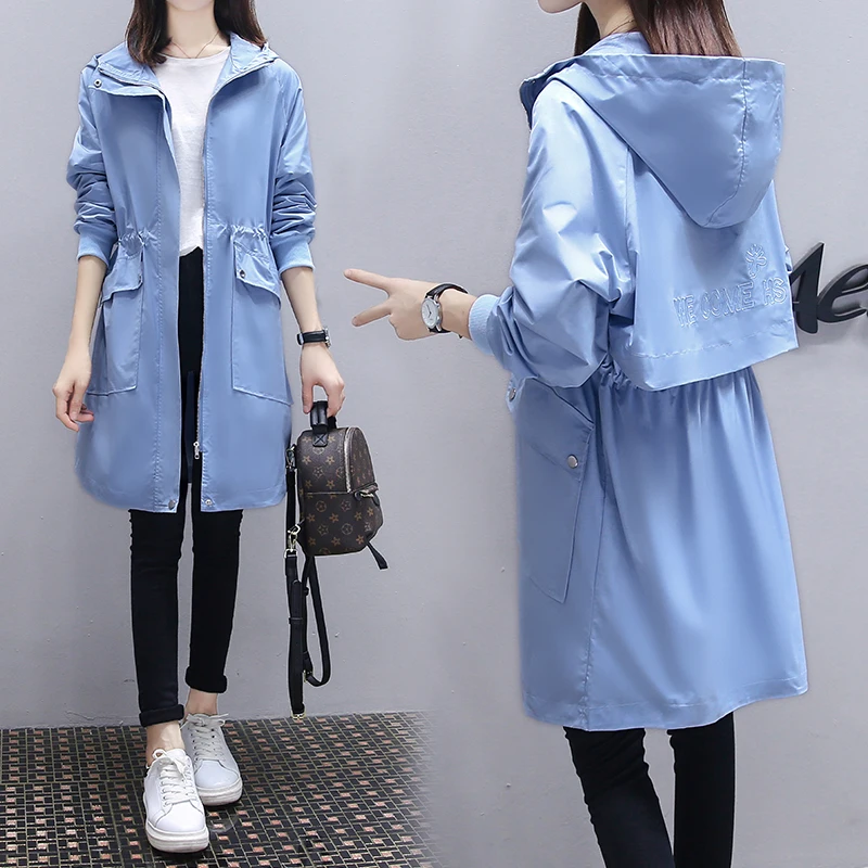 Весна и осень Новый длинный абзац свободный большой размер талия