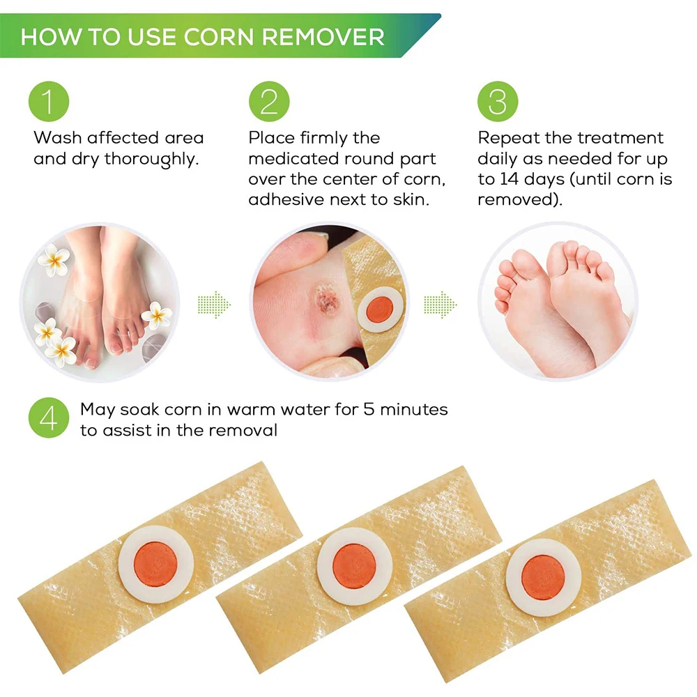 Кукурузные мозоли для ног подошвенные бородавки обезболивающий пластырь