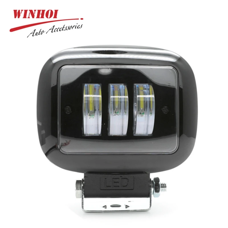 30 Вт 12 В светодиодный автомобильный рабочий светильник круглый 6D объектив