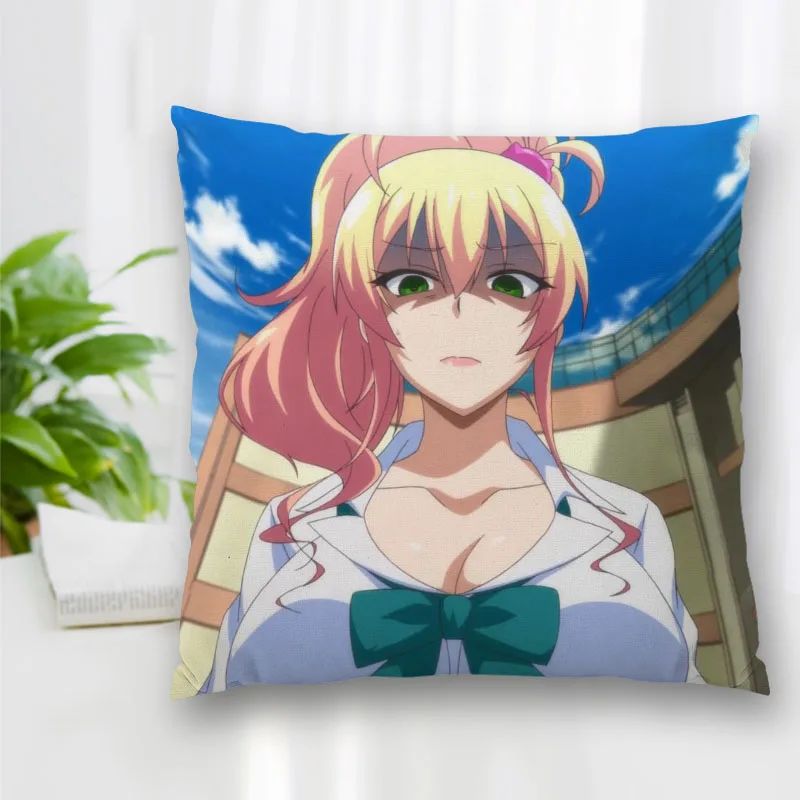 

Custom Hajimete no Gal Anime Pillow Slips Polyester Decorative Pillowcases Zipper Pillow Case Pillowcase Cover Square 40x40cm