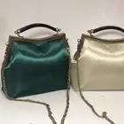 Оригинальные сумки ручной работы с замком, винтажные модные женские сумки-тоуты, кошельки, женская сумка через плечо с цепочкой