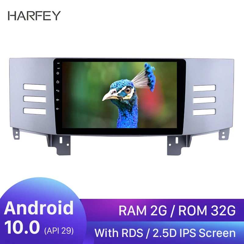 Harfey 2Din Android 10 0 9 дюймов Автомобильный мультимедийный плеер авторадио для 2005 2009 Toyota