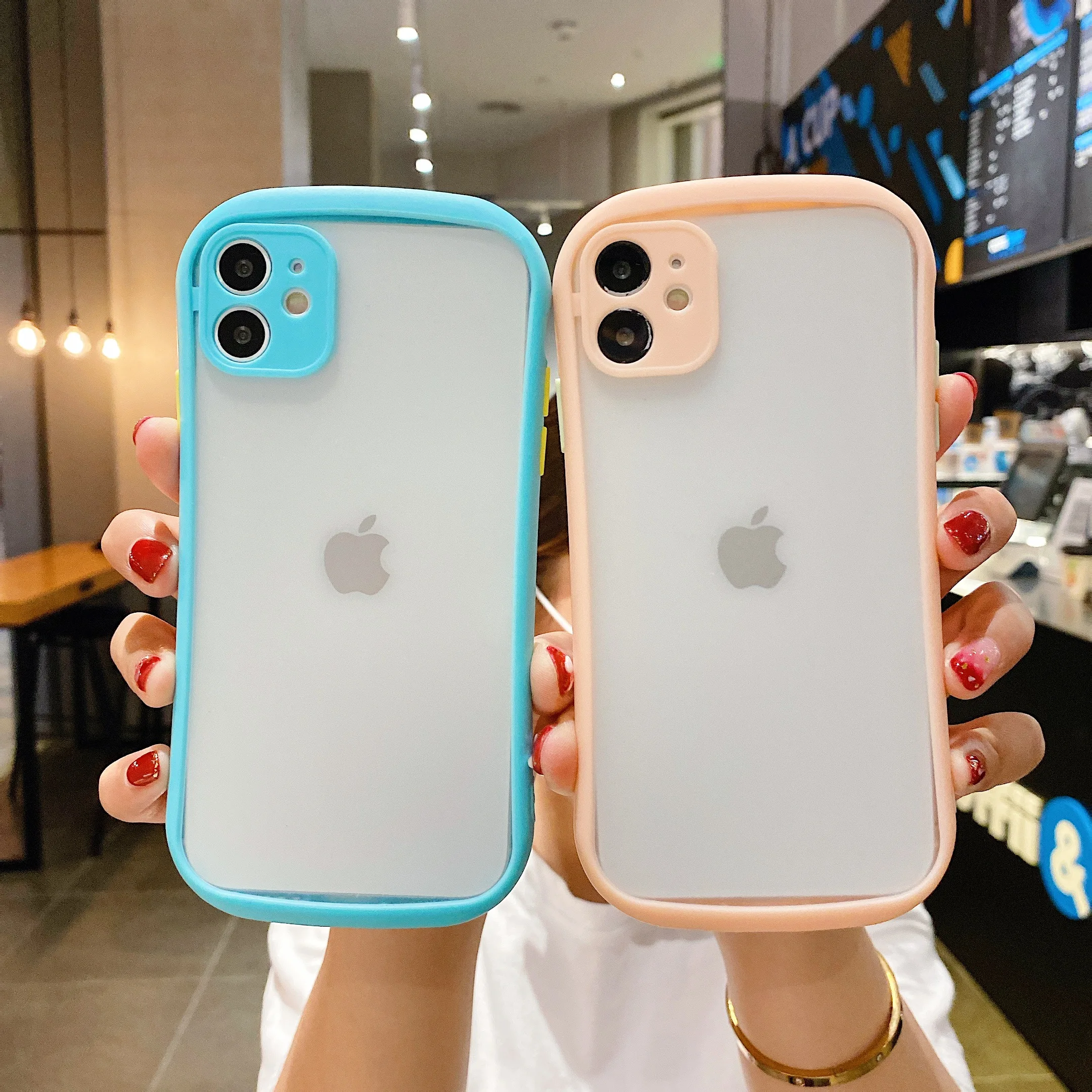 Чехол для Apple iPhone 11 Pro Max чехол i 6 6S 7 8 Plus XR XS матовые Роскошные прозрачные чехлы