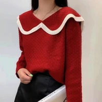 autumn new knitted sweaters women long sleeve pullovers tops loose jumper female 2021 winter korean fashion warm clothes femme