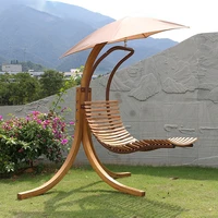 gy anti corrosion solid wood hanging basket swing lying bed single to swing glider courtyard indoor rocking chair hanging