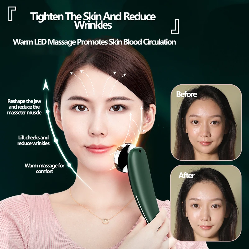 

Blackhead Remover Acne EMS LED Facial Massager Set Pimples Removal Aspirateur Skin Pore Cleaner Black Dot Beauty Clean Tool