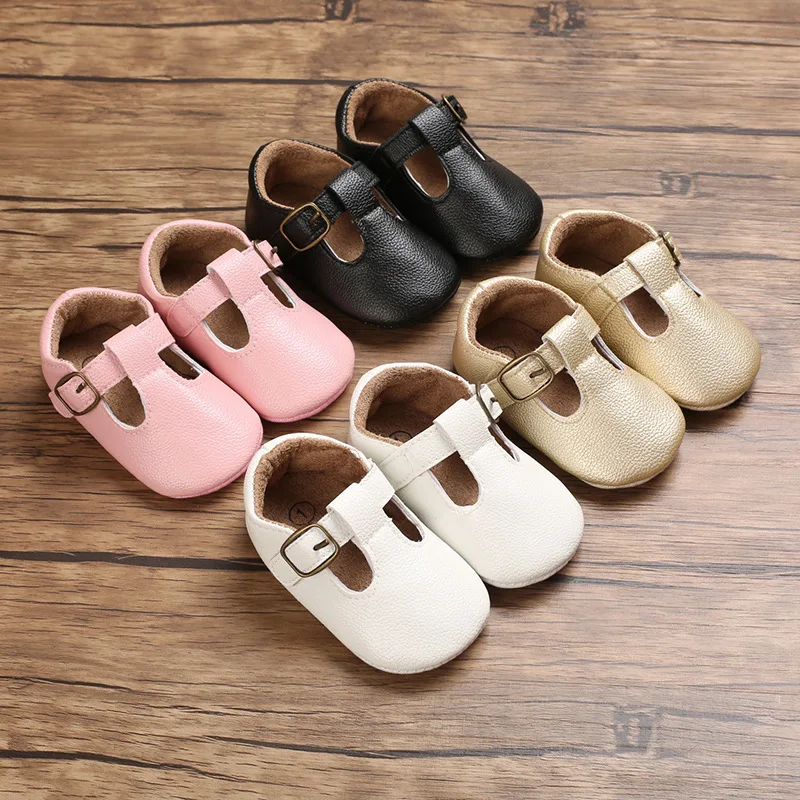 

New Children Toddler Baby Little Girls Boys Leather Shoes For Girls Kids Retro Dress Shoes
