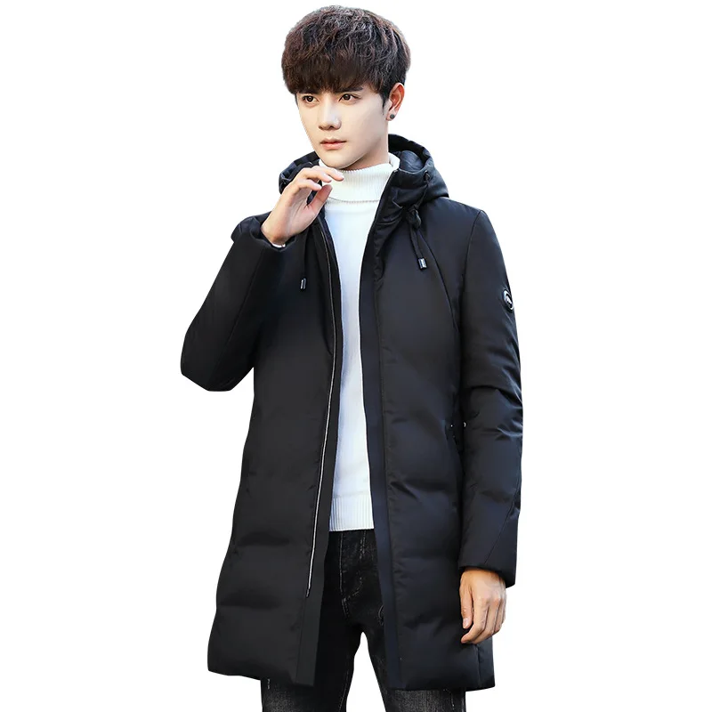 

cotton Men's padded clothes 2020 winter new Korean brand medium and long thickened down cotton padded jacket
