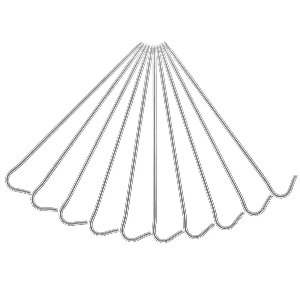 

10pcs High Quality Aluminum Alloy Tent Pegs Tent Nails for Outdoor Camping Tent