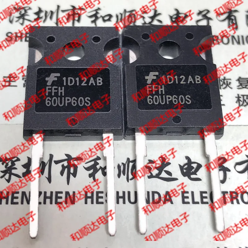 

10pcs/lot FFH60UP60S New stock TO-247-2 600V 60A
