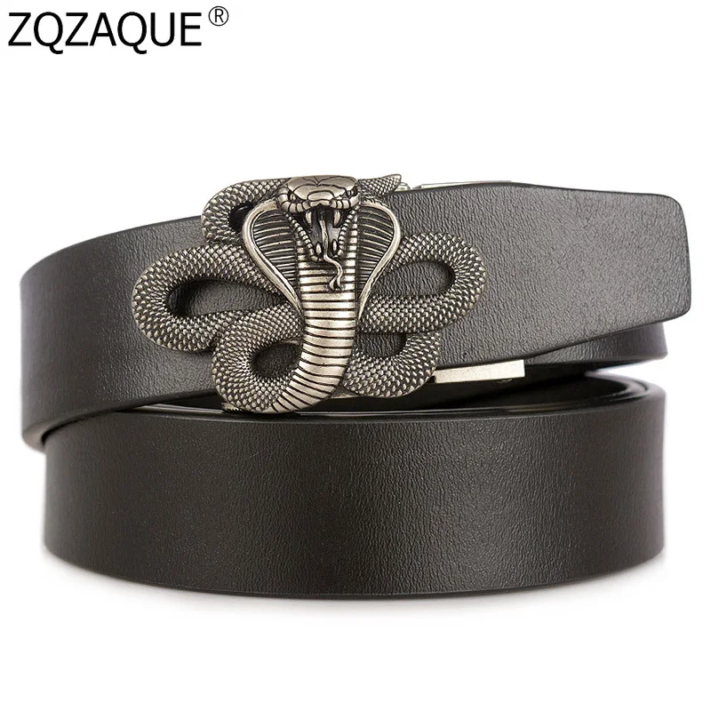 Винтажный роскошный ремень из воловьей кожи с автоматической пряжкой и орлом