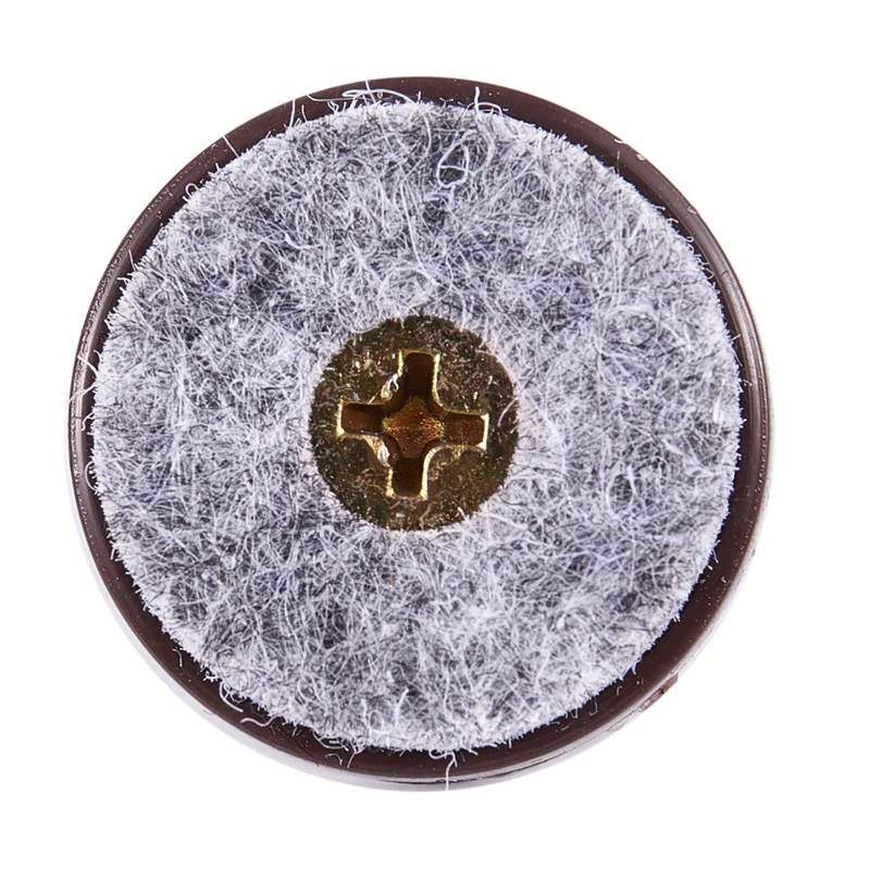 40Pcs Furniture Glide Screw-On Felt Pad Slider Floor Protector for Wooden Leg Feet Of Chair Table Sofa(Φ24Mm or 0.95 Inch) |