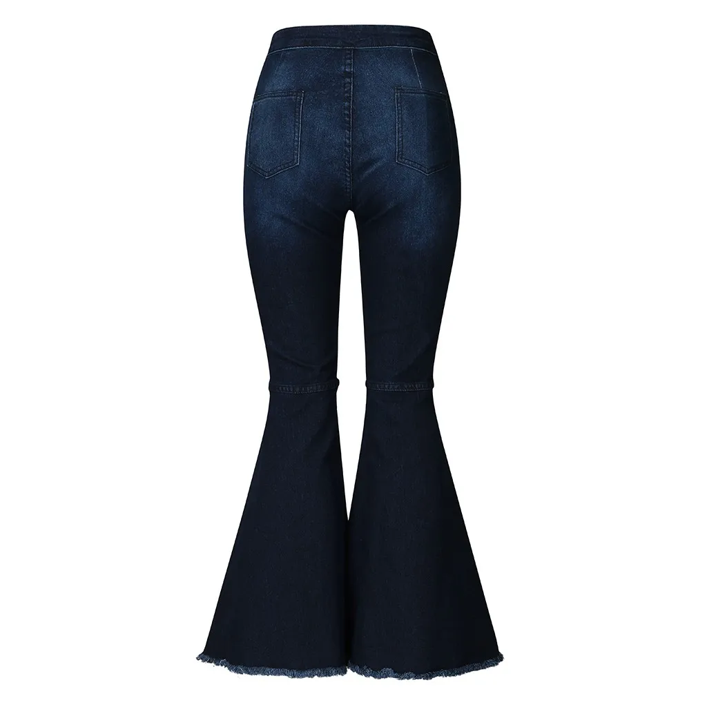 Джинсы для женщин джинсы с высокой талией женские рваные узкие эластичные стрейч