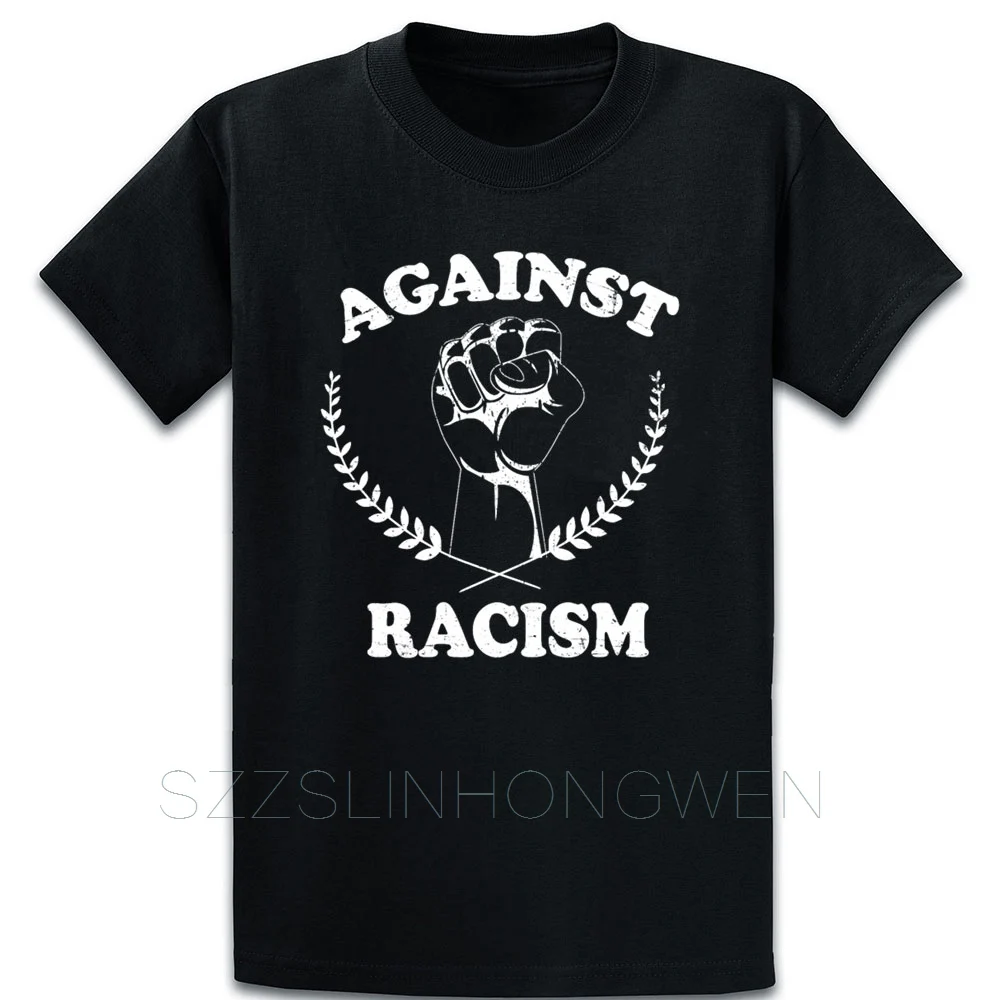 Футболка против расизма базовая однотонная с коротким рукавом весенняя