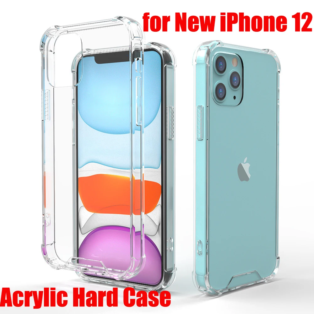 

Чехол для iPhone 12, 11 Pro, XS Max, SE, 8, 7 Plus, прозрачный, противоударный, толщиной 1,5 мм, 10 шт.