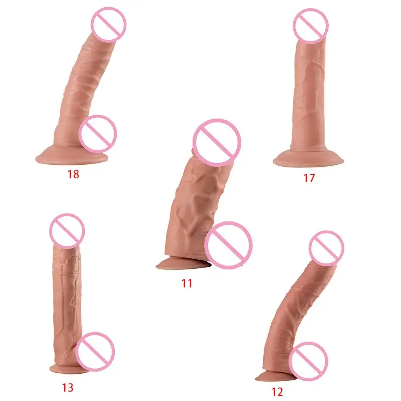 Реалистичный пенис большой фаллоимитатор с присоской секс игрушки для женщин