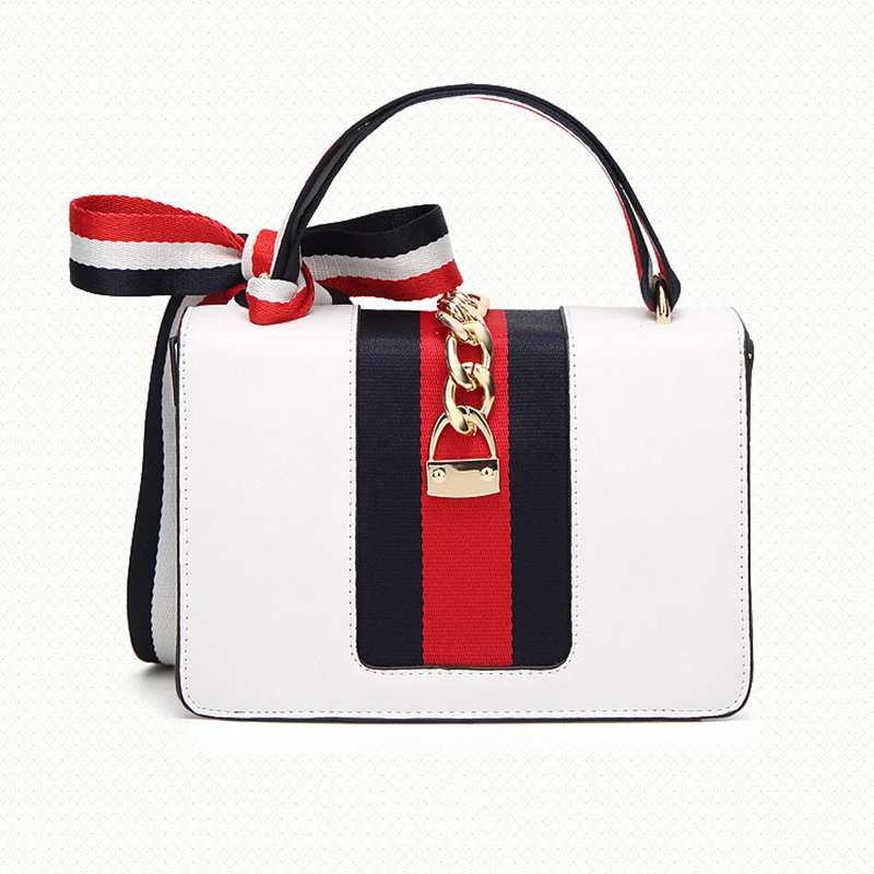 Новые маленькие сумки через плечо из искусственной кожи Женская красочная сумка