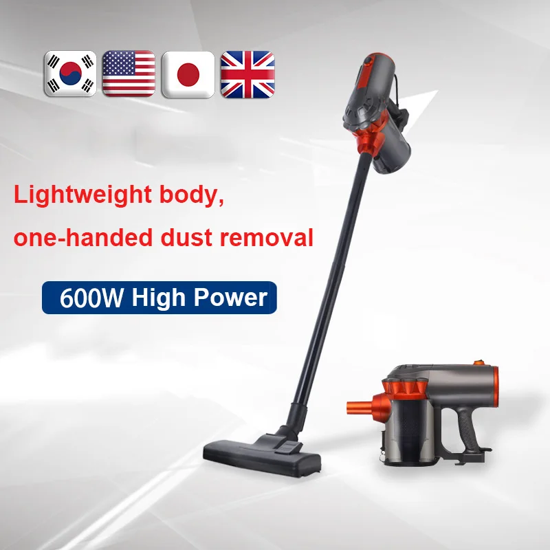 

New 220V/110V 600W 18Kpa Handheld Mini Wired Vertical Washing Vacuum Cleaner for Home Bed Sofa Cleaning Machine