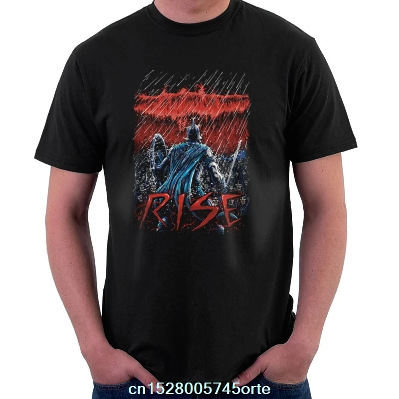 Забавная Мужская футболка с принтом 2020 camiseta Rise 300 Spartan Of An Empire женская из 100% хлопка