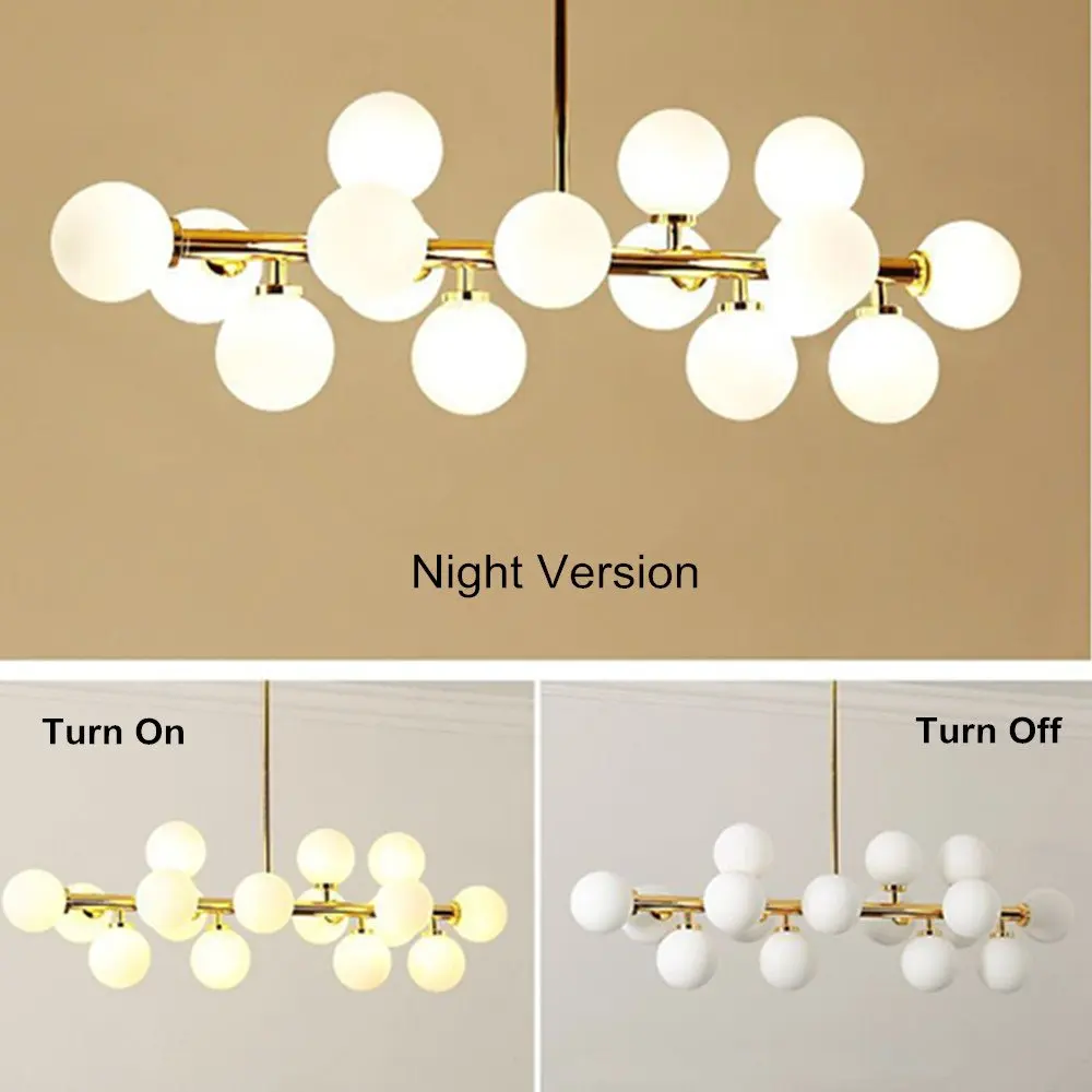 Постмодернизированная люстра с 16 круглыми очками светодиодный потолочный