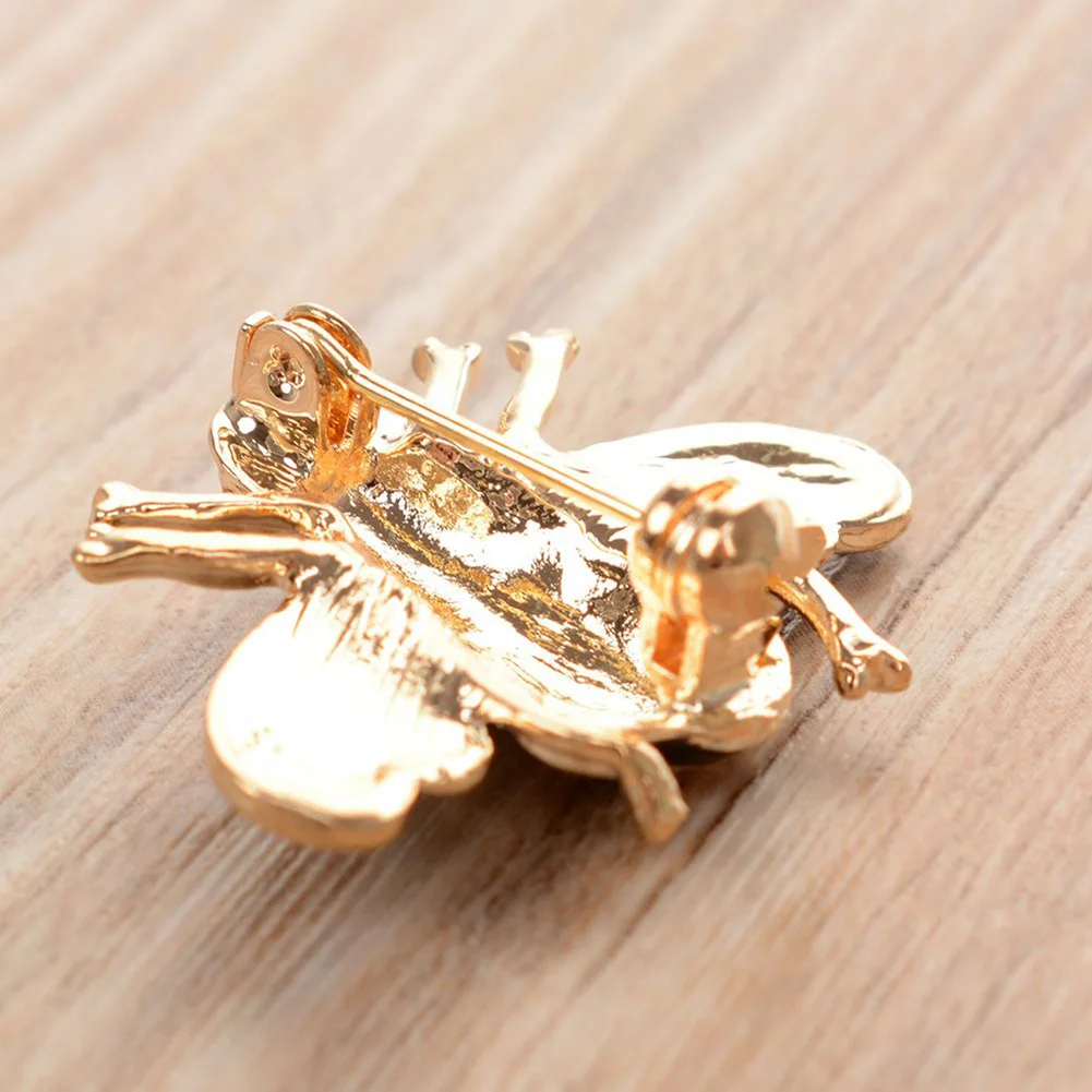 Женская маленькая пчела броши с кристаллами и стразами булавка брошь булавки