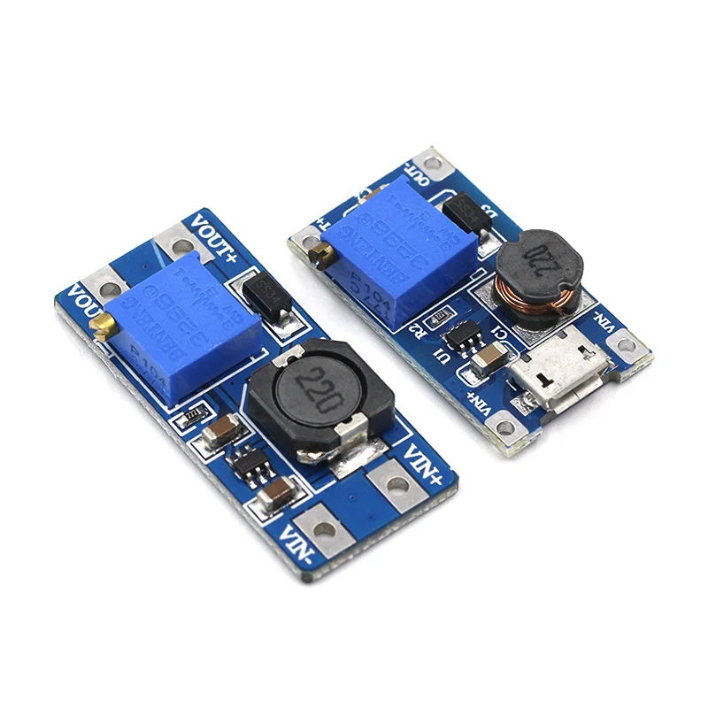 5 шт. MT3608 DC-DC Step Up усилитель конвертера Питание модуль Boost повышающий доска Макс