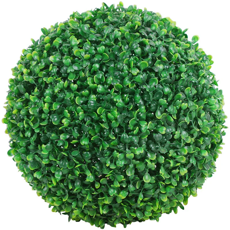 Самшитовые шары с искусственными растениями искусственные для декора