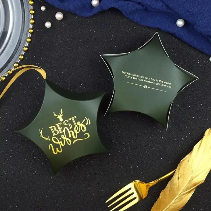 Коробки для подарков в форме звезды коробки на свадьбу вечеринок бумажные