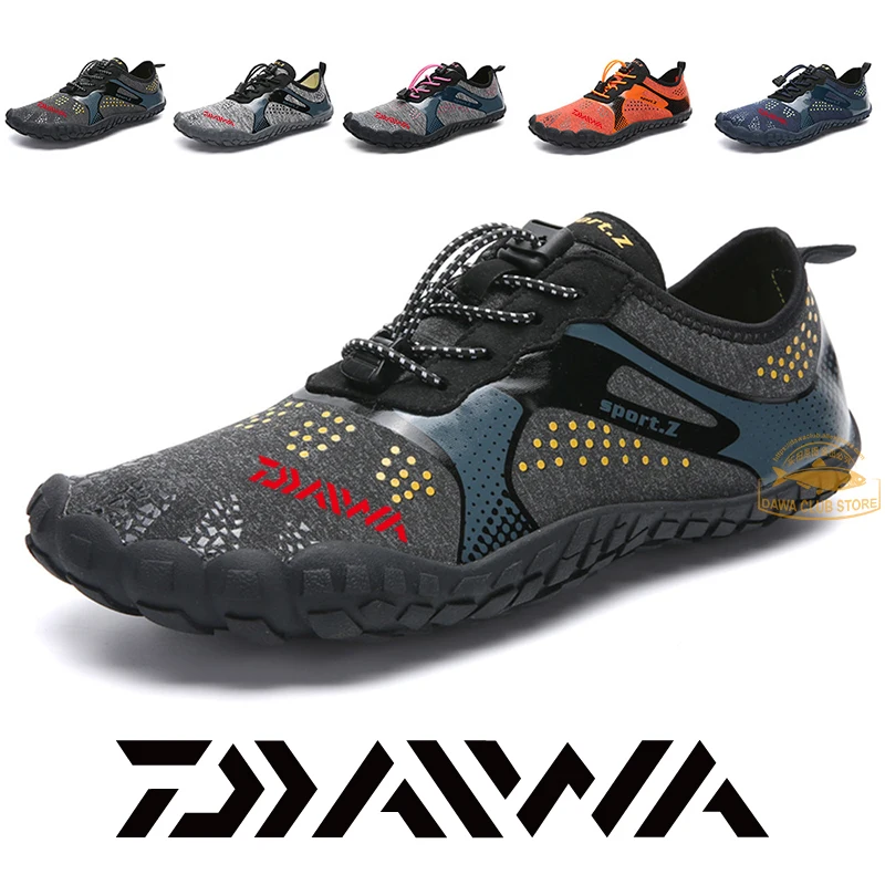 

Кеды DAIWA мужские для рыбалки, Спортивная повседневная обувь для велоспорта, пляжа, дайвинга, дышащие Нескользящие, для горного туризма