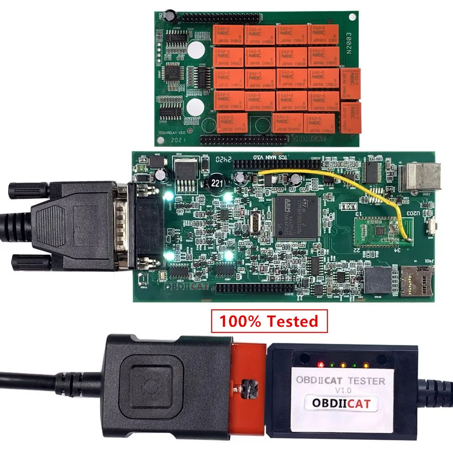 2017 R3 новейший OBD2 TCS сканер OBDIICAT V3.0 Bluetooth VCI mvd диагностический ремонтный инструмент