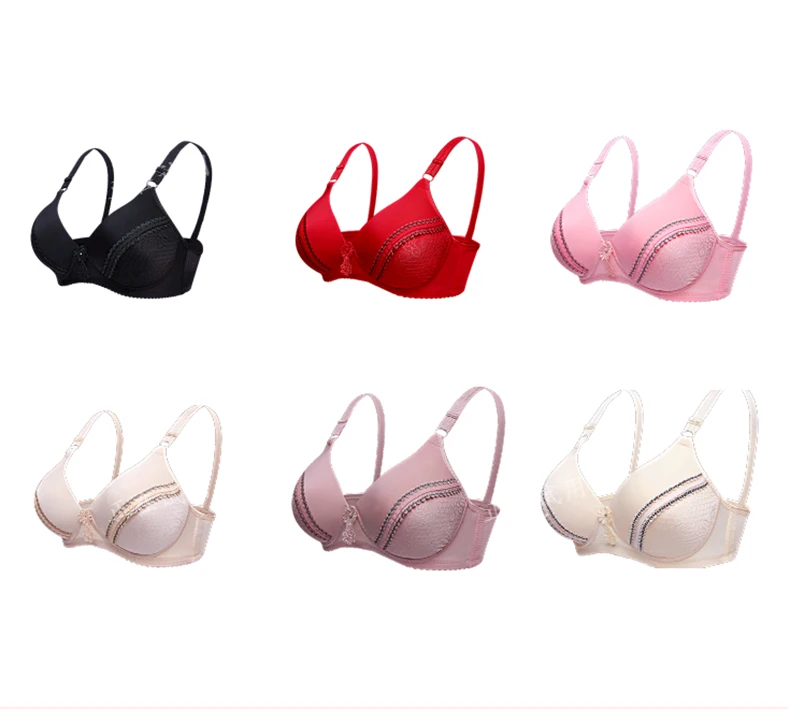 Новые женщины Bralette нижнее белье Толстый Padded Super Push вверх Бюстгальтер Сексуальная белья Беспроводные бюстгальтеры Хлопок Pluz Размер 36-42 B C Кубок
