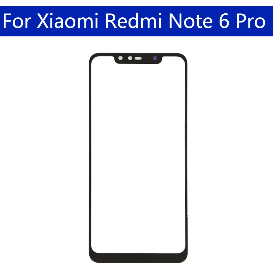 10 шт. сенсорный экран для Xiaomi Redmi Note 6 Pro Note6 Сенсорный передняя панель стеклянная