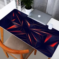 black red geometric design customisable mouse mat large extended mousepad gaming mouse pad size office decoration desk mat