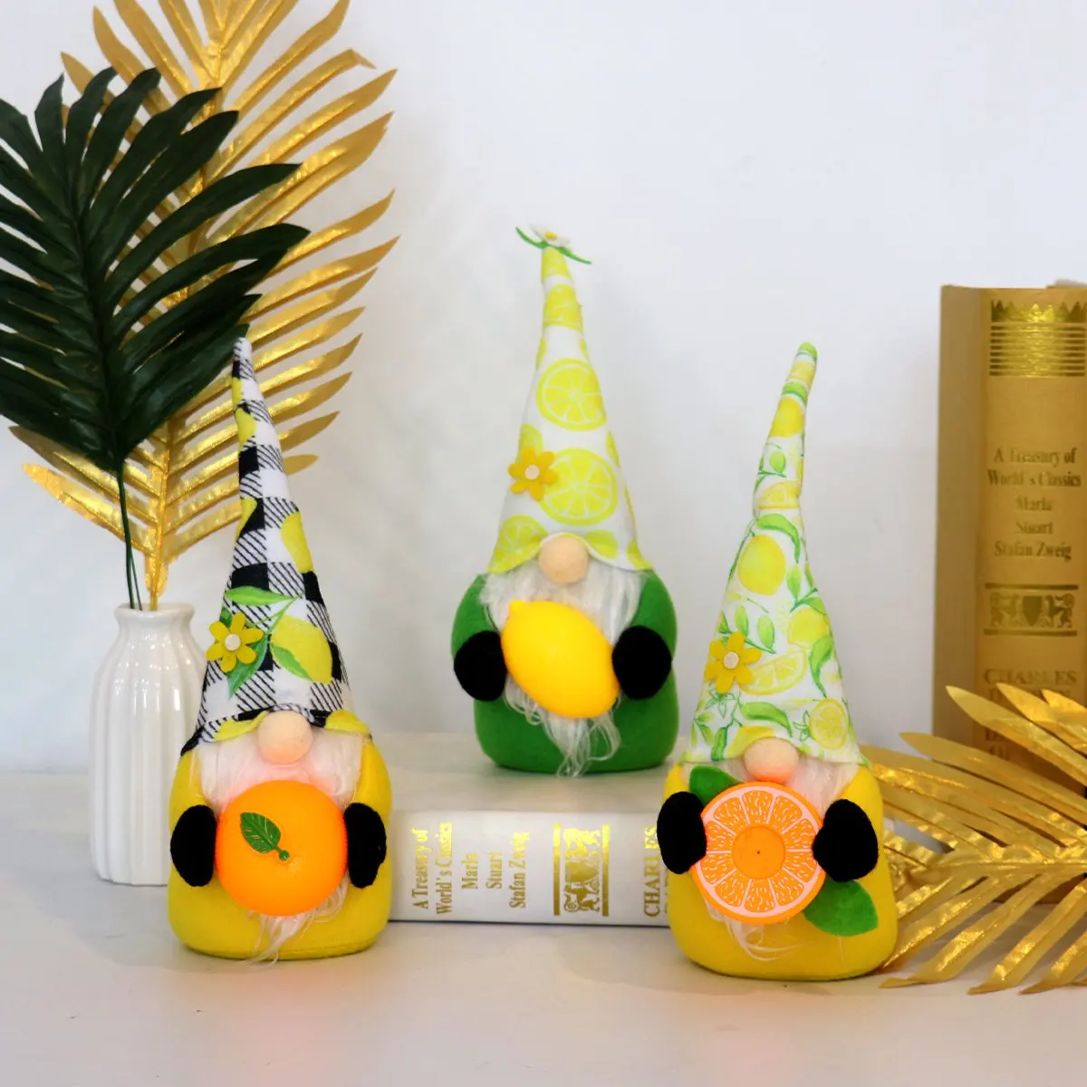 Летние фрукты гномов плюшевые Безликий куклы Гонк гномик игрушки для украшения